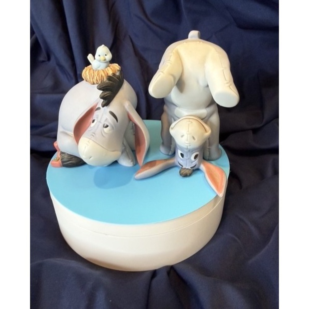 Pooh & Friends Disney Eeyore Figurine Some Days Look Better Upside Down 2 Pieces